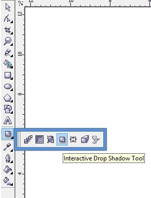 Interactive drop shadow tool
